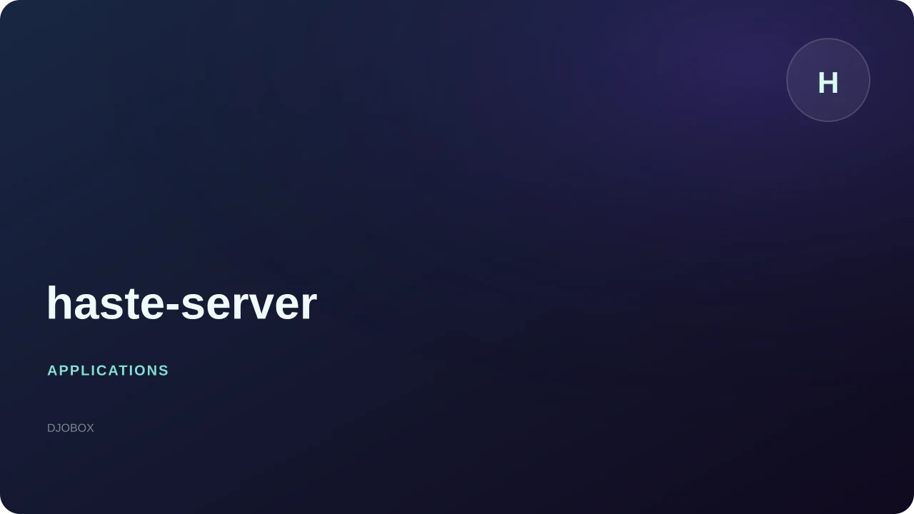 haste-server